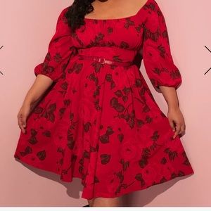 Vacation Dress Red by Vixen by Micheline Pitt Medium